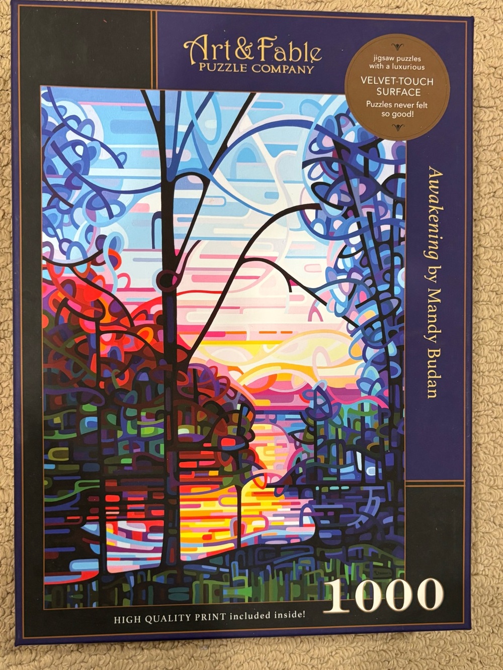 Art & Fable Awakening 1000-Piece Velvet-Touch Puzzle - Multicolor